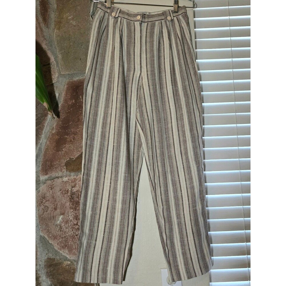 Vintage 80s Eclectic Professor Balloon Cut Pleated Pants